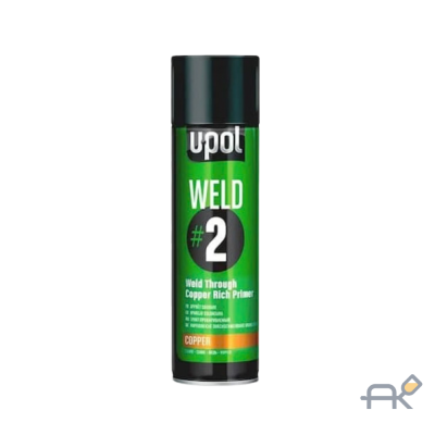 Аэрозоль U-POL WELD 2 грунт провариваемый с медью 450мл